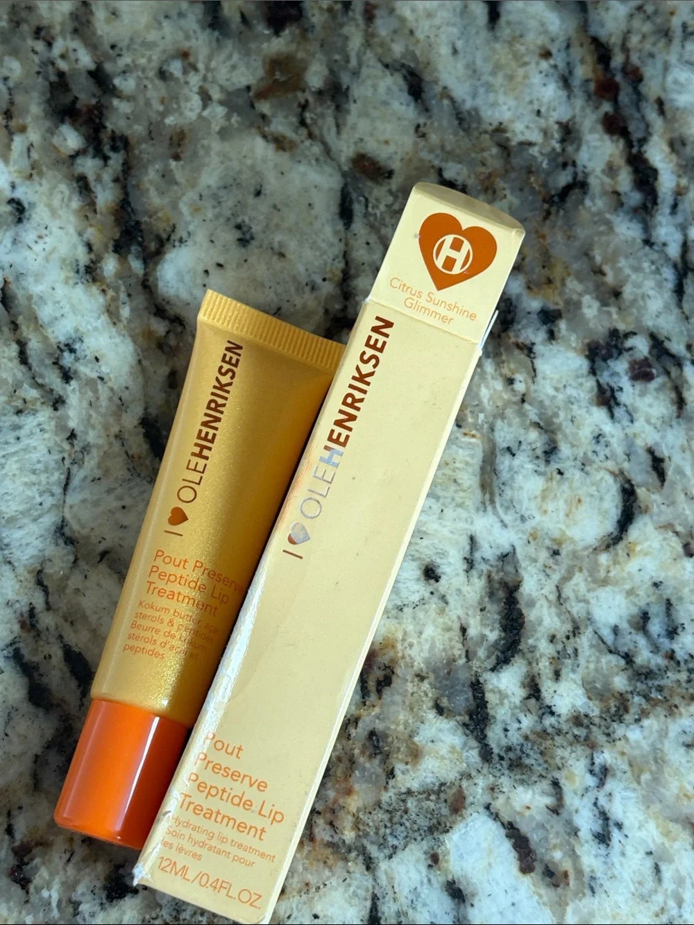 ⚡️🖤Citrus Sunshine Glimmer Olehenriksen Pout Peptide Lip Treatment